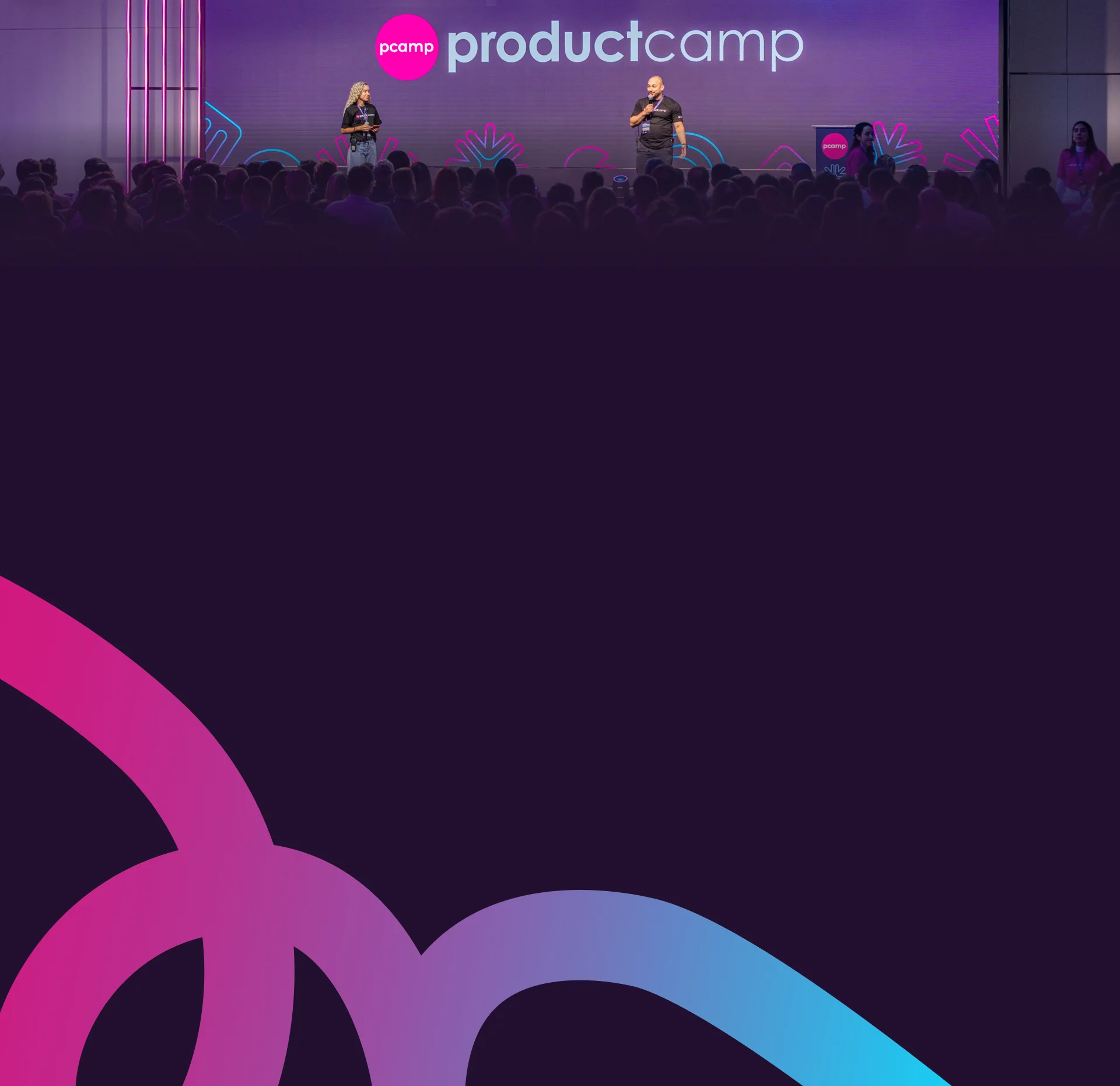 Palco principal do Product Camp 2025